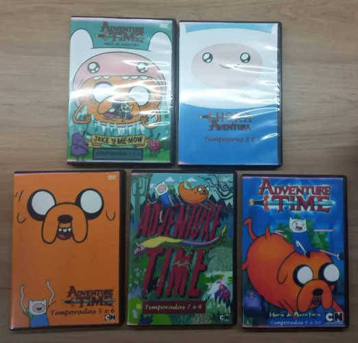 Dvd Autorado Hora de Aventura 1 a 10 temporada (Completo)