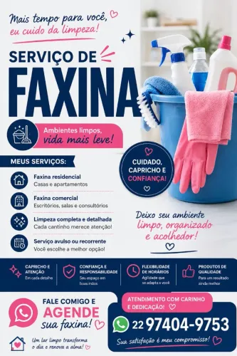Faxina profissional ?