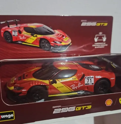 Ferrari 296 GT3 colecionavel Shell