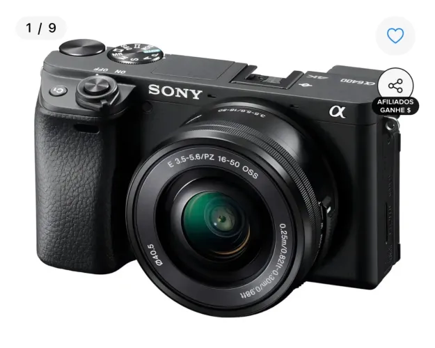 Câmera Sony Alpha ILCE-6400L mirrorless