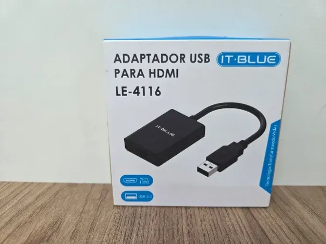 Adaptador USB 3.0 p/ HDMI - IT-Blue