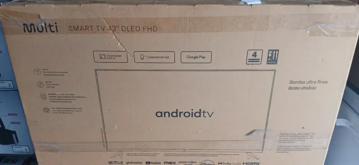 Tv multlaser 43 polegadas nova lacrada