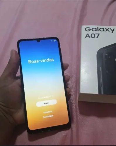 Samsung Galaxy A07 Preto 128GB C/ NF e Garantia