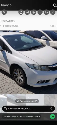 Honda Civic Sedan LXR 2.0 Flexone 16V Aut. 4P 2014