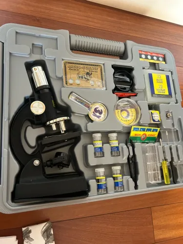 Microscópio infantil delux microscope