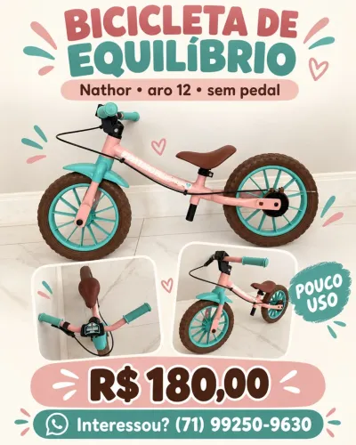 Bicicleta de equilíbrio