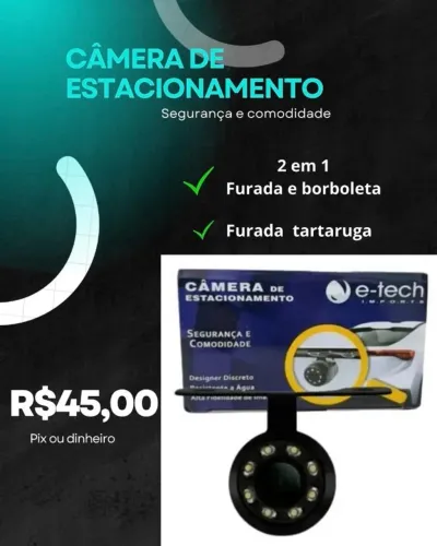 CAMERA DE ESTACIONAMENTO