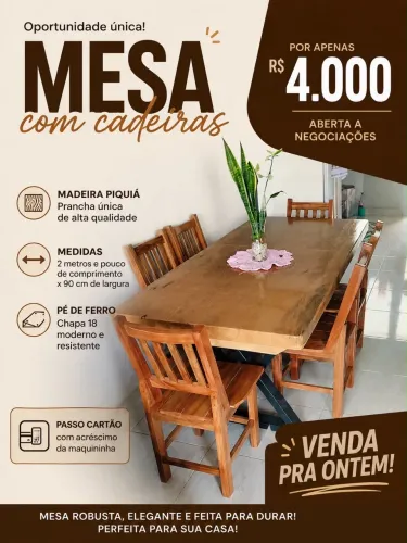 Mesas rústicas