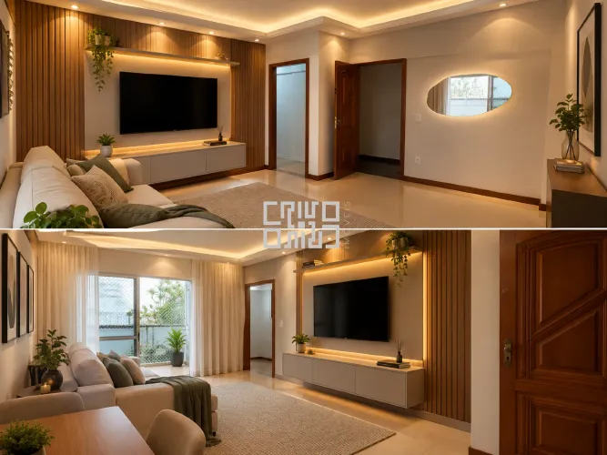 Apartamento 2 quartos com dependência em Boa Viagem