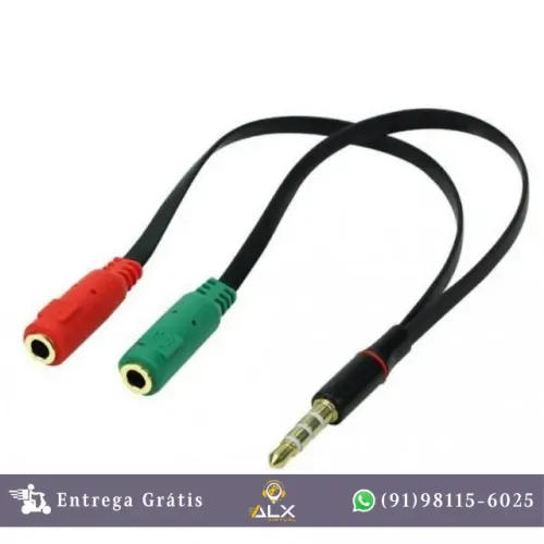 Adaptador para Headset (P3 x 2 P2) *ENTREGA GRÁTIS*