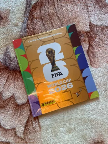 Album capa dura dourado lacrado copa 2026