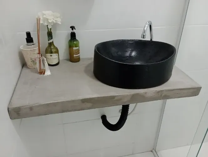 Cuba artesanal para banheiro
