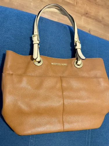 Bolsa Michael Kors Bedford Tote Couro Legítimo Cor Luggage Original