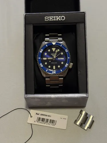 Relógio Seiko 5 Sports SRPD51K1 novo