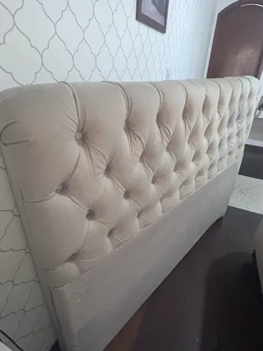 Cabeceira Cama Queen Size Box Casal Estofada 1,6 M