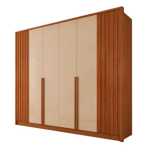 Guarda-Roupa Moderno Guarani Ripado Casal