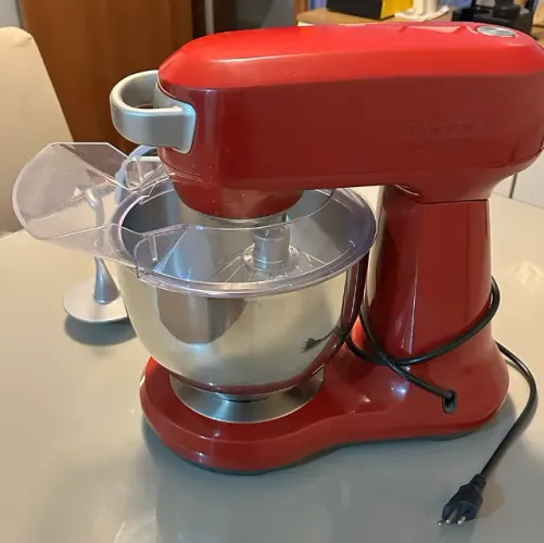 Batedeira Planetária Mix Pro Vermelha 4,7L em Alumínio Fundido 840W 127V Tramontina