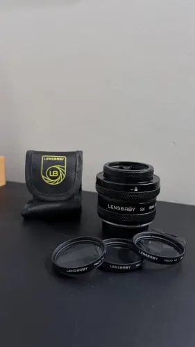 Lente Lensbaby Sol 45mm f/3.5 para Fujifilm X + Kit Macro