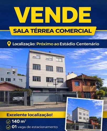 Sala terrea comercial