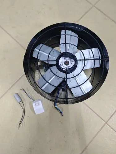 Exaustor axial industrial para cozinhas 30cm 