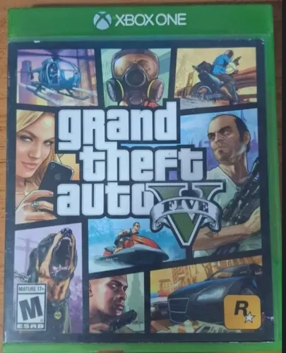 Jogo Xbox One GTA5<br>Grand Theft Auto V para Xbox One!