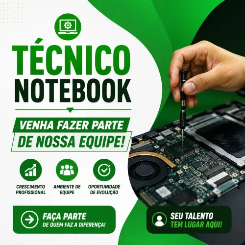 Técnico notebook computador