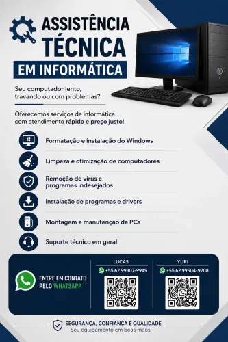 Limpeza e Manutenção de Computadores