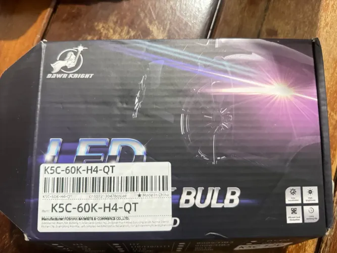 Farol led K5c dawnknight h4 e hb4 