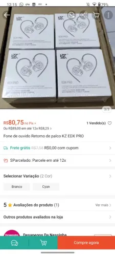 Fone de ouvido