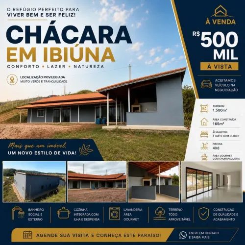 Imóvel para venda tem 165 metros quadrados com 3 quartos em Verava - Ibiúna - SP