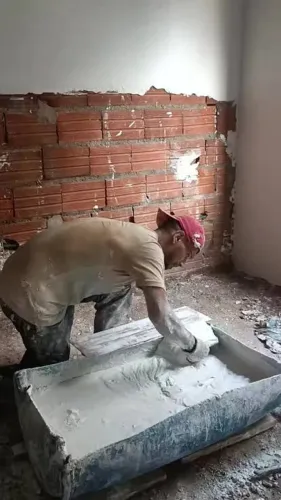 Reboco de gesso por M2 mão de obra Aparti de 50m2