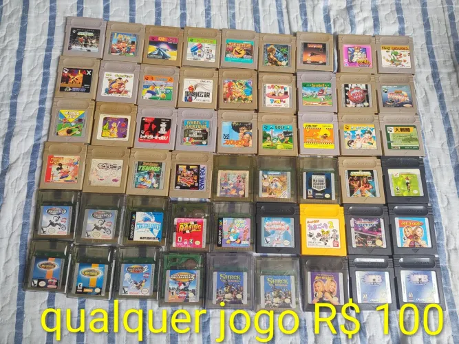 Jogos originais para gameboy