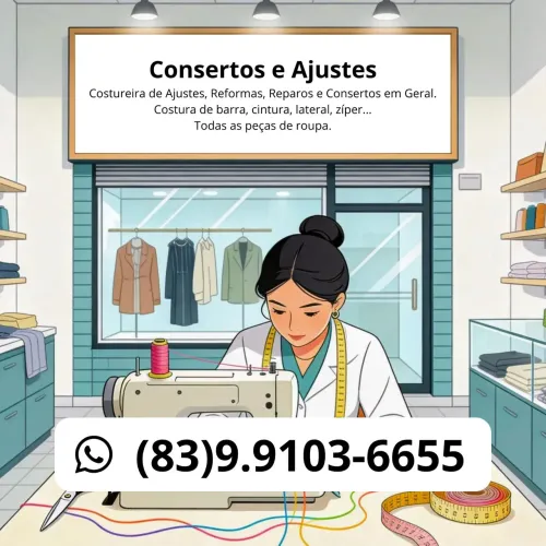 Consertos e Ajustes de roupas