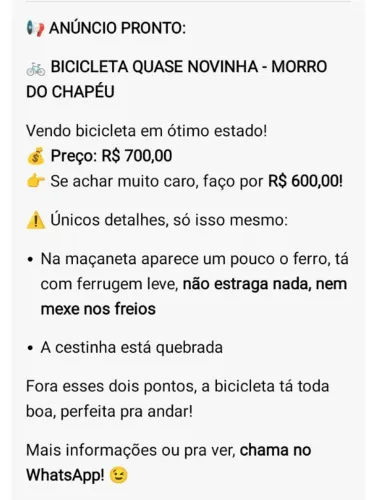 Bicicleta