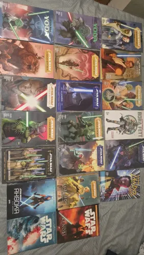 Coleção HQs e Livros Star Wars