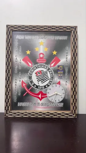 RELÓGIO DECORATIVO CORINTHIANS