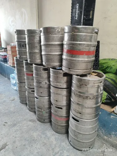 Barril de chopp liso 50L