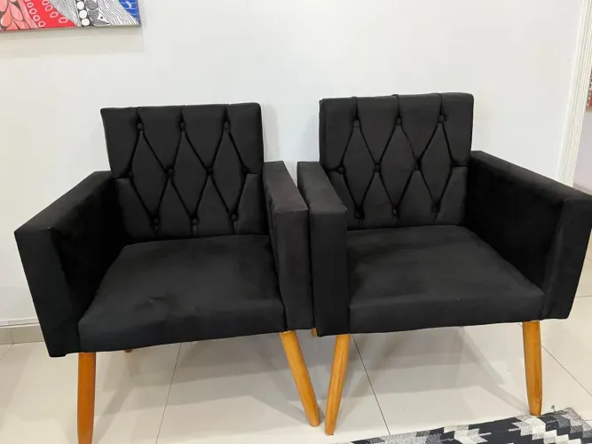 8 Poltronas novas na caixa 100 cada