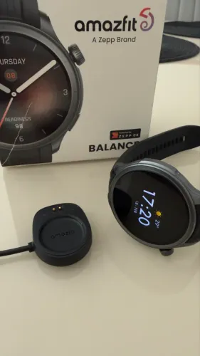 Amazfit balance com caixa e carregador - Estado de novo