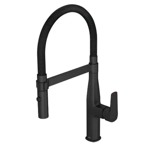 MONOCOMANDO PARA COZINHA DECA LEVEL GOURMET 2275.BLMT BLACK MATTE