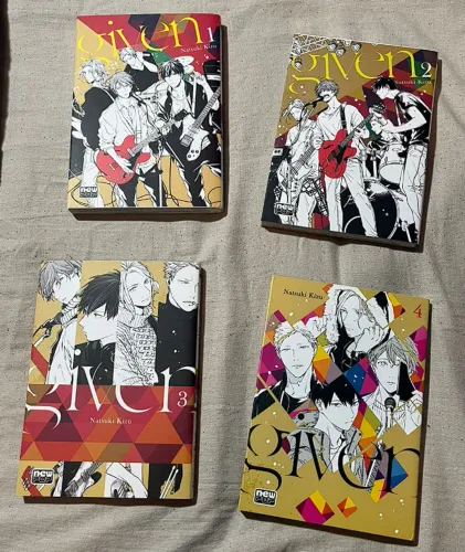 MANGÁ Given, Vol. 1 a 4, Natsuki Kizu
