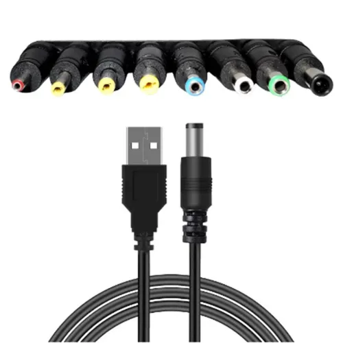 Cabo de alimentação universal 5V