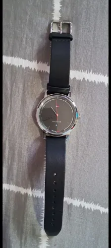Relógio Masculino Tommy Hilfiger Pulseira Couro Preta - Novo - Original 
