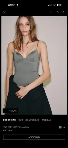 Blusa ZARA // usada 1 vez - perfeito estado 