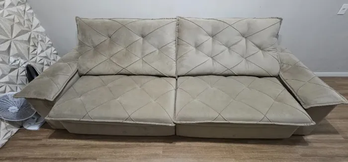 Sofá Retrátil e Reclinável 2,90m - Excelente Estado