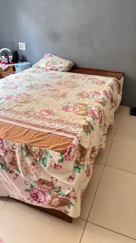 Cama Casal Madeira Nobre