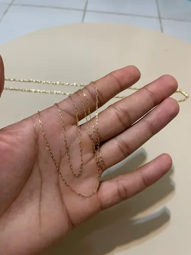 Corrente Tijolinho em Ouro 18k