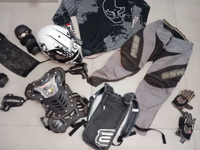 Kit Motocross Tam P Acessórios Trilha 