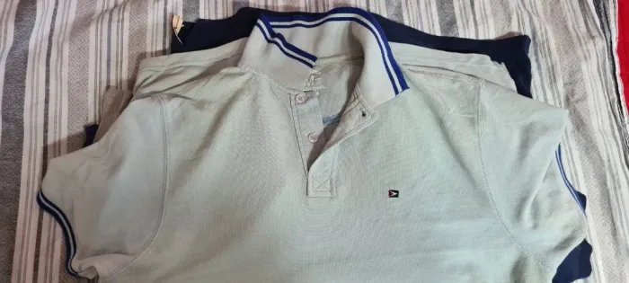 Camisa Polo Viv'Leroa Azul Tamanho M