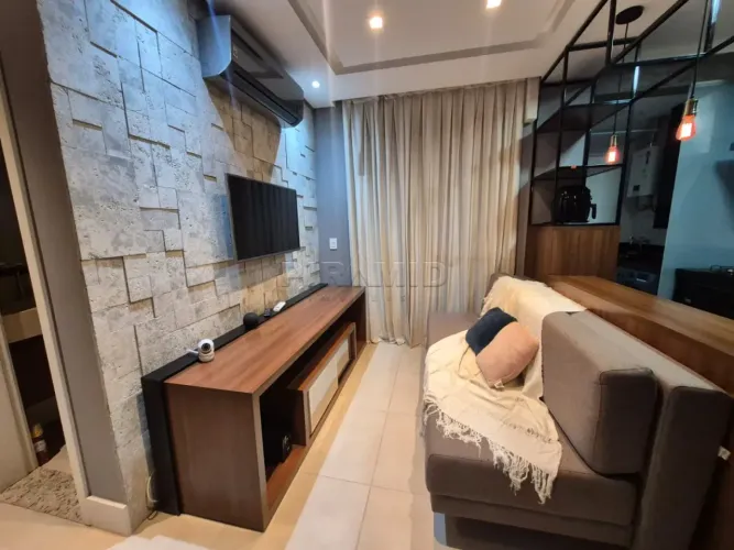 Apartamento mobiliado, com 59 m², bairro Jardim Botânico, Zona Sul, de Ribeirão Preto/SP.